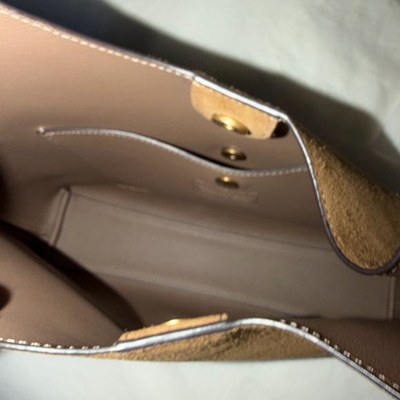 Coach Tan Suede Hobo Bag - Picture 3 of 3
